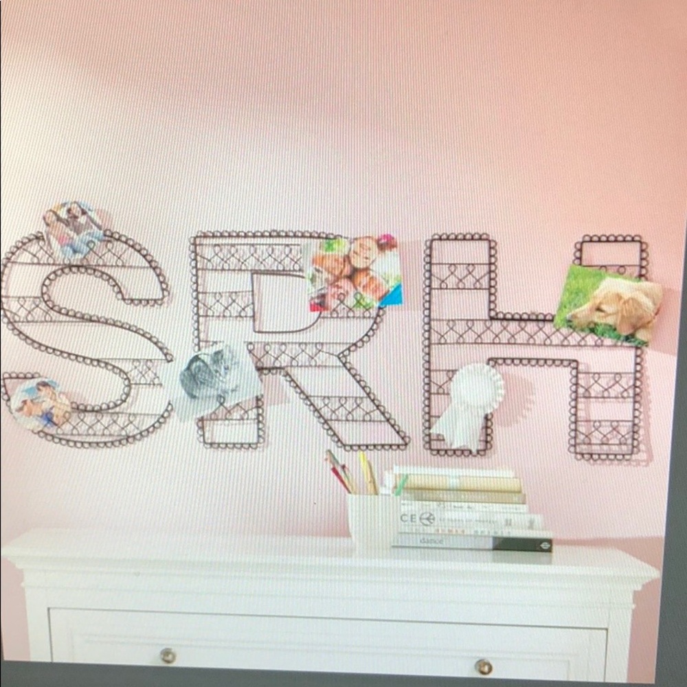 🎉Host Pick- NWOT PB Teen Metal Wall Letter-N - Picture 4 of 5